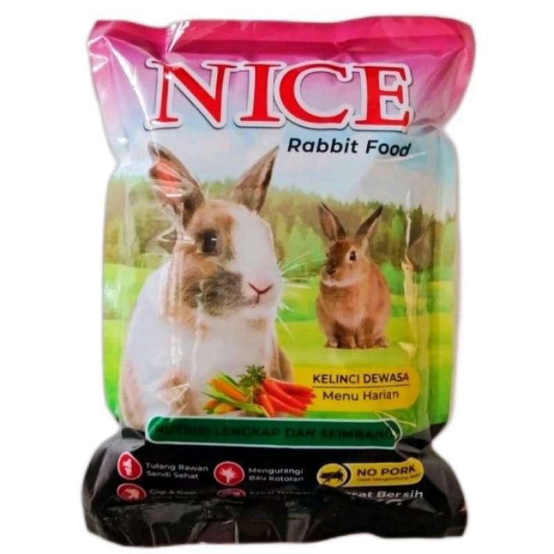 Jual MAKANAN KELINCI NICE RABBIT 1kg | Shopee Indonesia