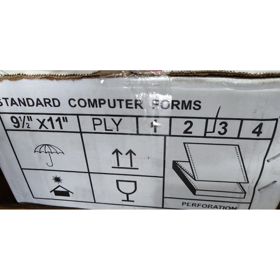 Jual Kertas bon faktur Continious Form rangkap 3 9 1/2