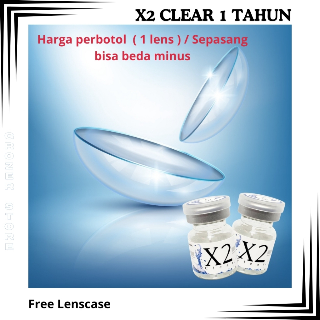 Jual SOFTLENS X2 CLEAR 12 BULAN | MIIMOO CLEAR 6 BULAN -0.50 sd -4.75 ...