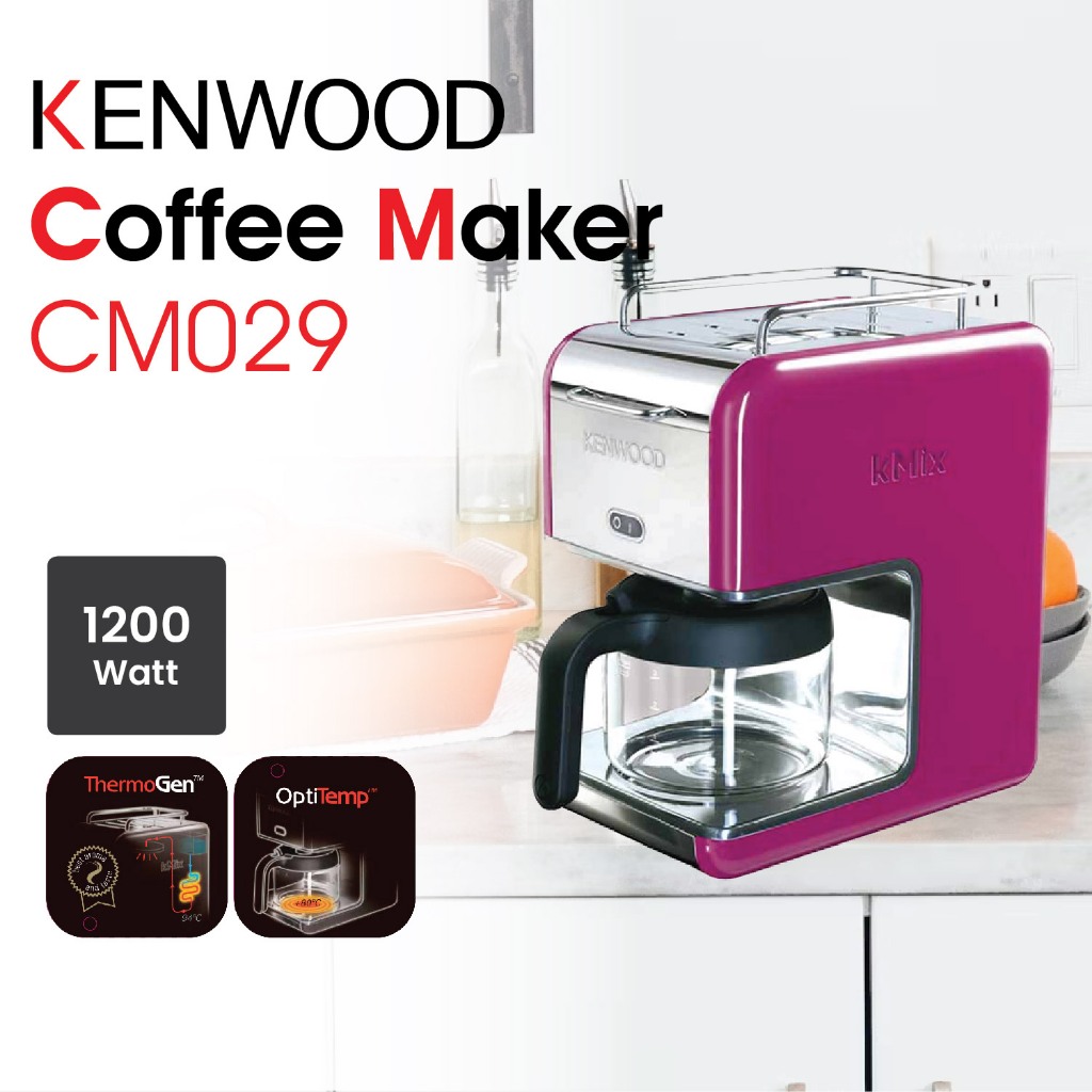 KENWOOD COFFE MAKER TETES CM029 GARANSI RESMI THN
