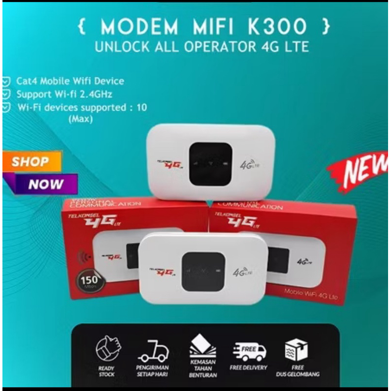 Jual Mifi Modem Wifi 4G All Operator Telkomsel Indosat Axis Tri By.u ...