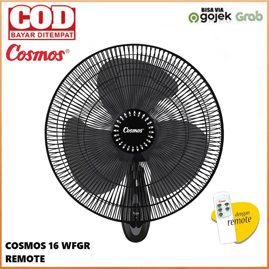 Jual Cosmos Kipas Dinding Remote 16 Inch Super Spread | Shopee Indonesia