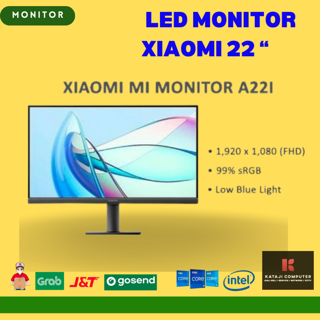 Jual LED monitor Xiaomi MI Monitor A22i 22