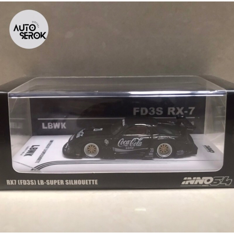 Jual Inno64 Mazda RX7 FD3S LB-Super Silhouette LBWK Liberty Walk Black ...