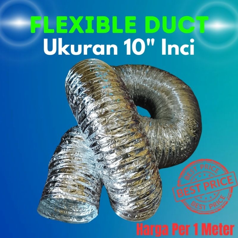 Jual Pipa exhaust 10 inci flexible ducting cerobong asap cooker hood ...