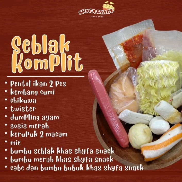 Jual SEBLAK INSTAN SEAFOOD KOMPLIT VIRAL | Shopee Indonesia