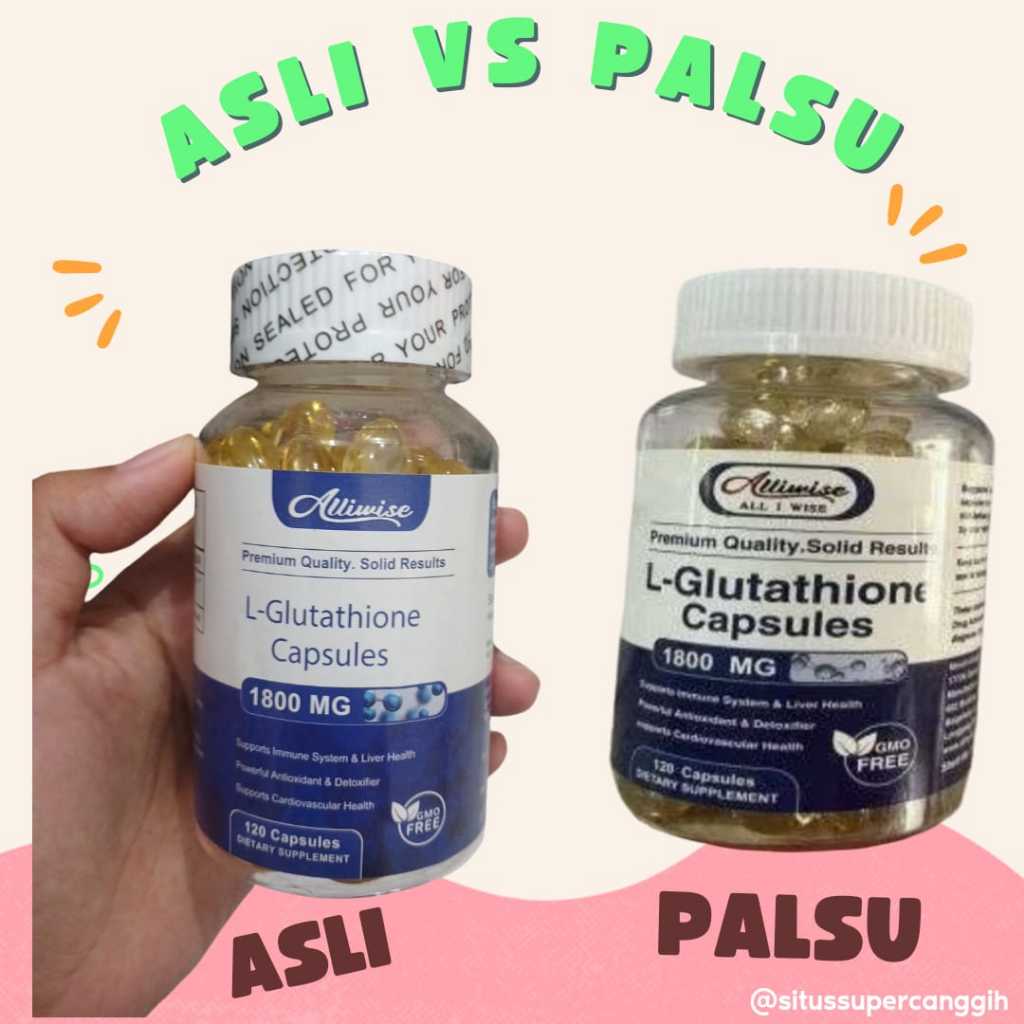 harga l glutathione asli Amazon.com: PurePremium Reduced Glutathione 1000mg per Serving – 98% Purity  – L-Glutathione Supplement 500mg per Capsule – Antioxidant Supplement for  Liver Detox, Skin, Brain & Immune Support – 45-Day Supply : Everything Else main image 1