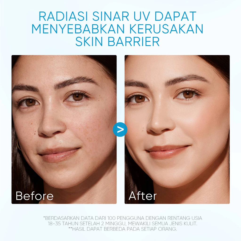 Skintific 5X Ceramide Serum Sunscreen SPF 50 dan PA++++ 50ml - Formula Canggih Baru