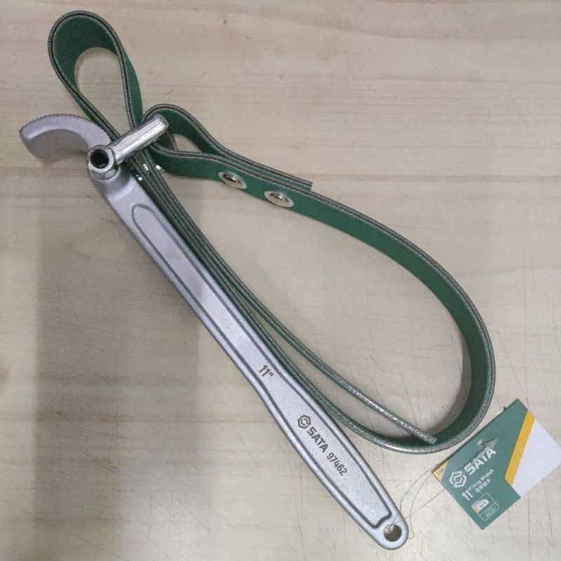 Jual SATA 97462 Kunci Oli Filter Kulit Sabuk - Strap Wrench 11 Inch ...