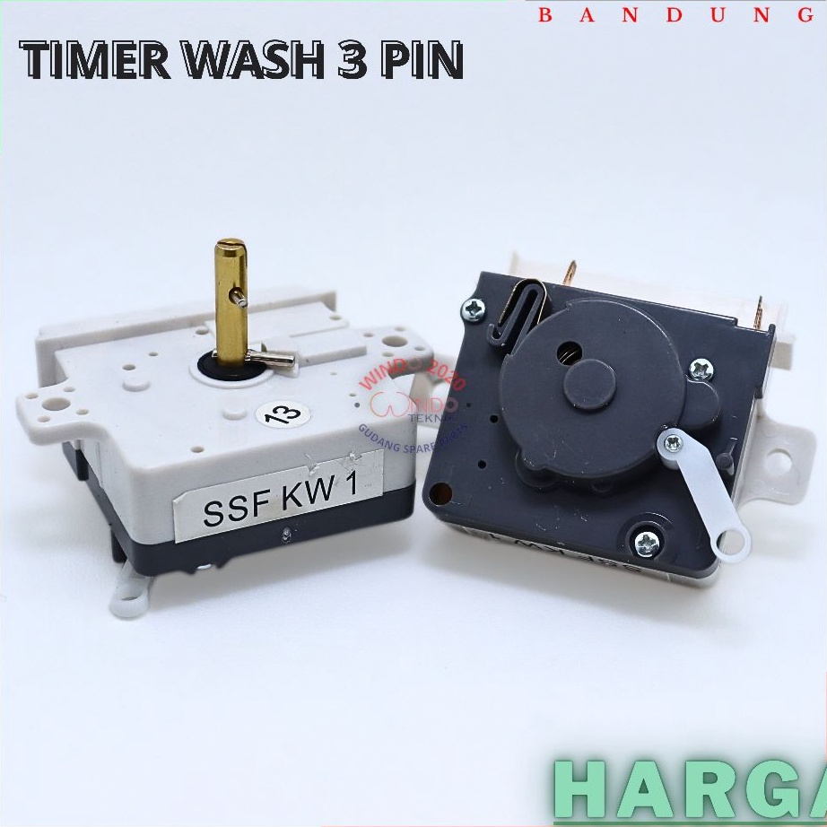 Jual TIMER MESIN CUCI SHARP TIMER WASHING 3 PIN TIMER WASH SOKET 3 PIN ...