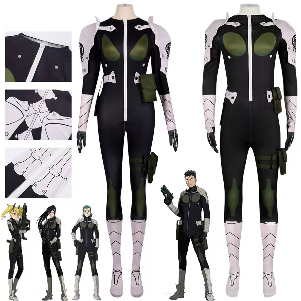 Jual Monster No. 8 cosplay, Hibino Kafka Guard Battle jumpsuit, Lubino ...