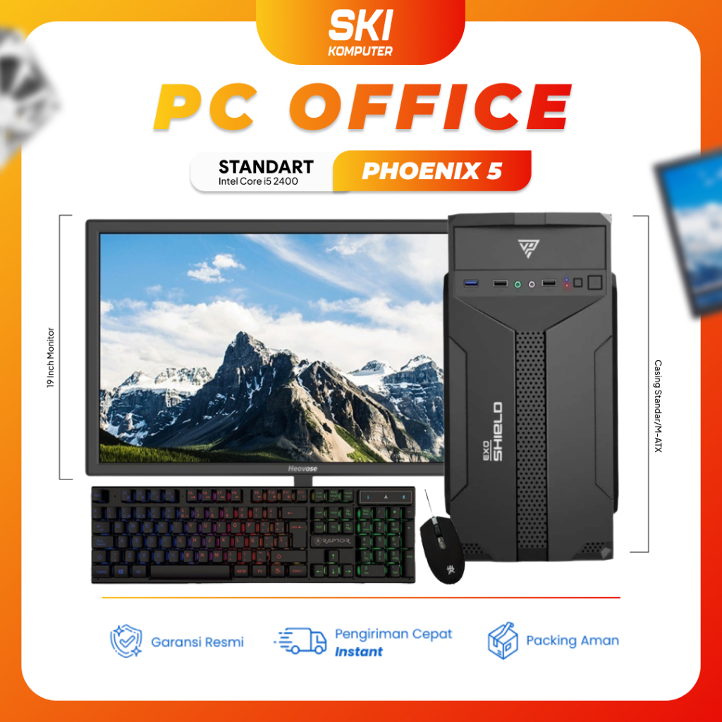 Jual PC Komputer Full Set Murah Intel Core i5 HDD 500GB RAM 8GB VGA 2GB ...