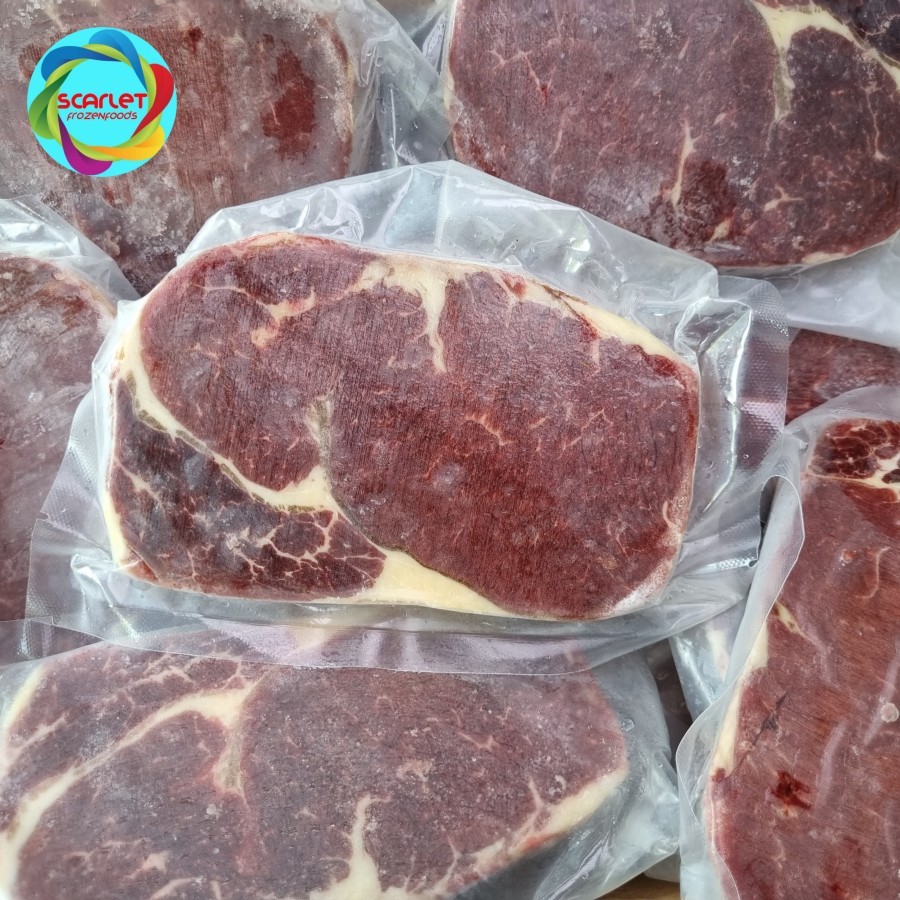 Jual AUS Ribeye Steak Daging Sapi Australian Beef 100% 200gr | Shopee ...
