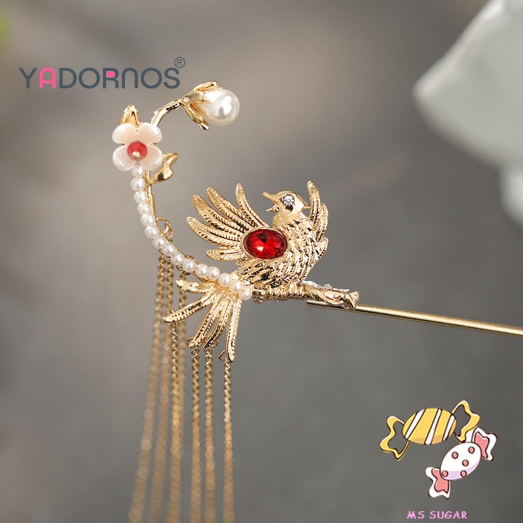 Jual YADORNOS Jepit Rambut Stik Rambut Gaya Cina Jepit Rambut Sumpit ...