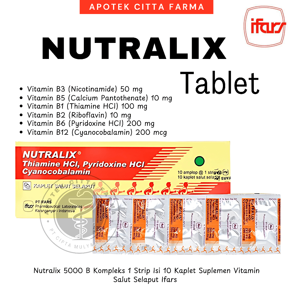 Jual Nutralix Merah Kaplet 1 Box - Suplemen Vitamin Salut Selaput ...