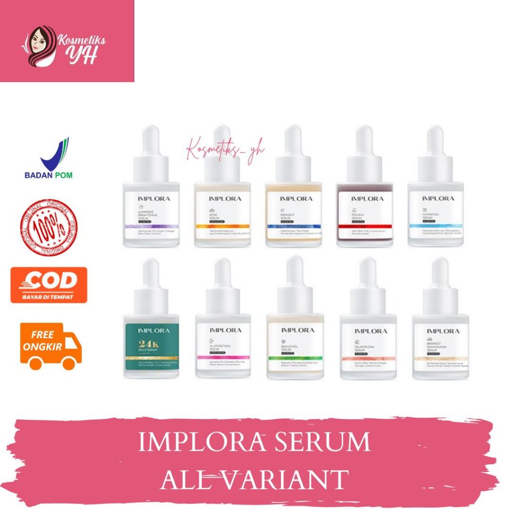 Jual IMPLORA PEELING SERUM SERUM WAJAH KANDUNGAN AHA BHA DAN PHA ...