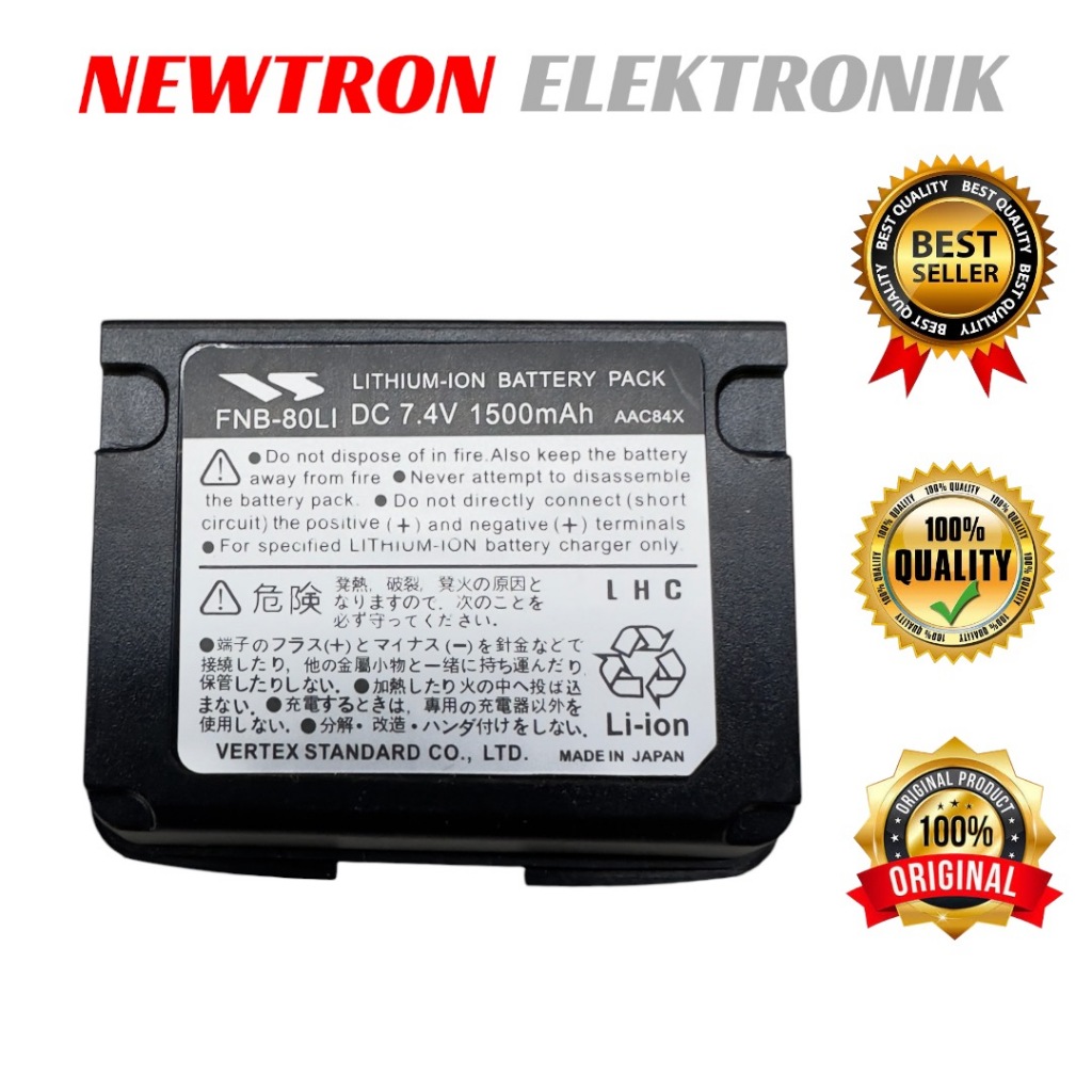 Jual Baterai Yaesu Fnb-80li Vx-5r Vx-6r Vx-7r Di Seller Circlet