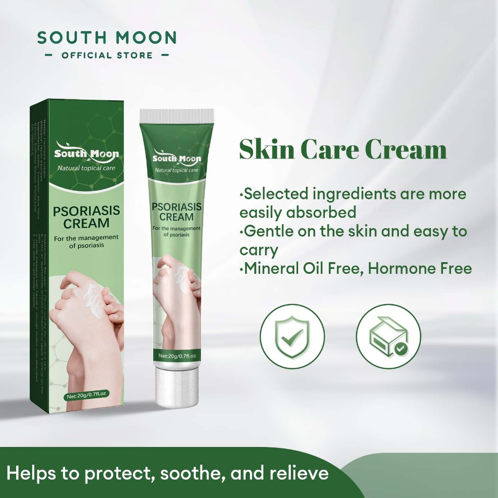 Jual South Moon Psoriasis Cream 20g Anti Dermatitis Itch Relieve Eczema ...