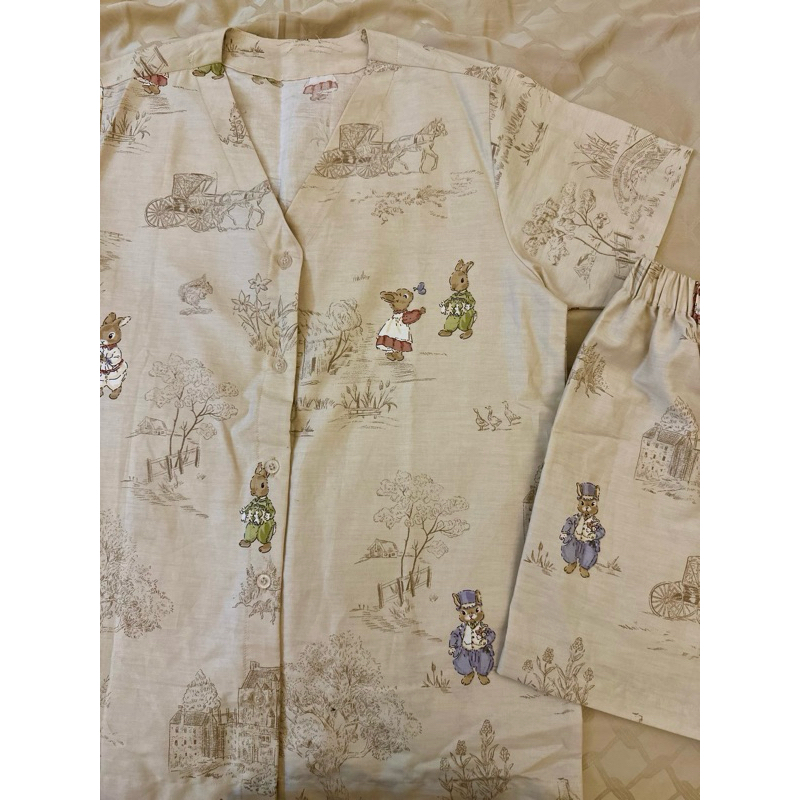 Jual Piyama Set Organic Cotton Bunny (Piter Rabbit) | Shopee Indonesia