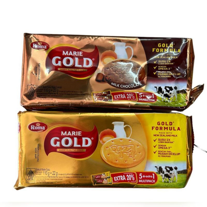 Jual ROMA MARIE GOLD 110g+22g | Shopee Indonesia