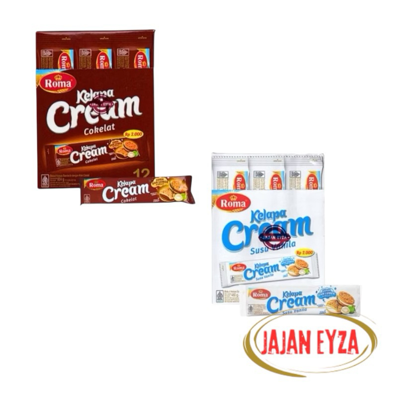 Jual MAYORA ROMA CREAM KELAPA BOX ISI 12 PCS | Shopee Indonesia