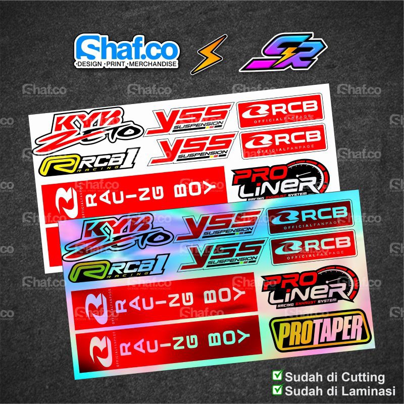 Jual STICKER PACK MOTOR RACING //STIKER SPONSOR RACING // STIKER MOTOR ...