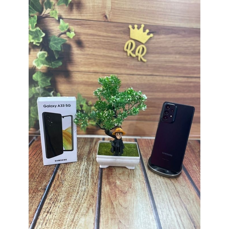 Jual ORIGINAL Samsung Galaxy A33 5G 8/128 awesome black second fullset