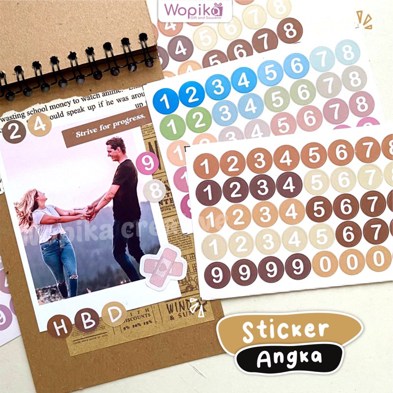 Jual STICKER ANGKA | label stiker huruf stiker alpabeth | Shopee Indonesia