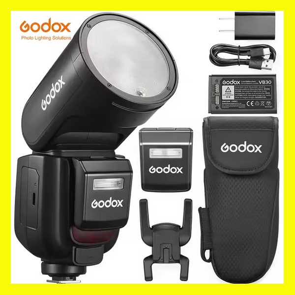 Flash Godox V1 Pro S Per Sony - Testa Rotonda, TTL Wireless, HSS - Con Batteria Li-ion E Luce Di Riempimento - Foto 7