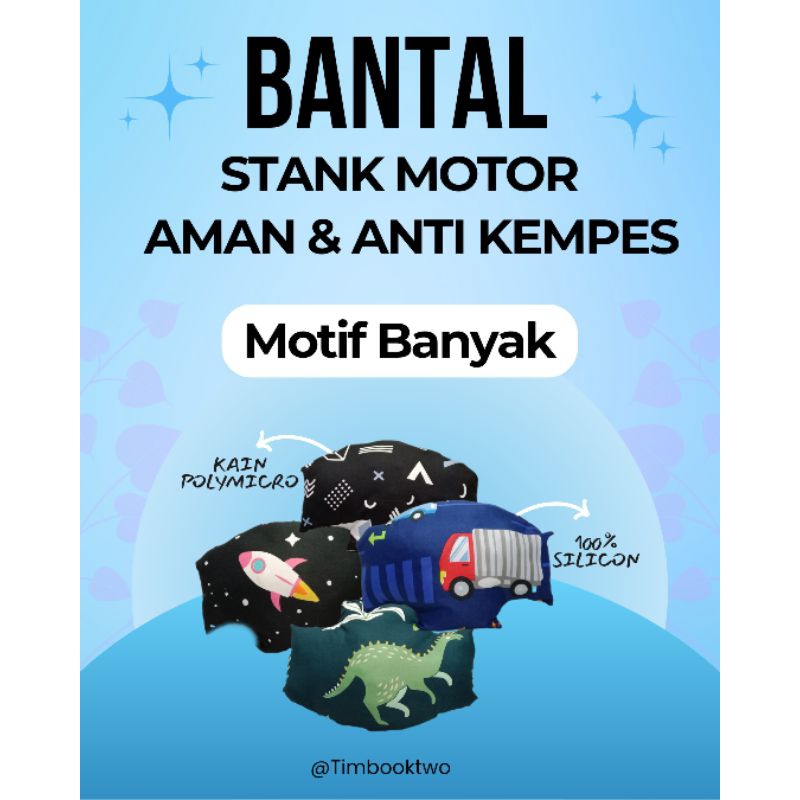 Jual Bantal Stank Motor Anak 100% silicon Empuk Aman Untuk semua jenis ...