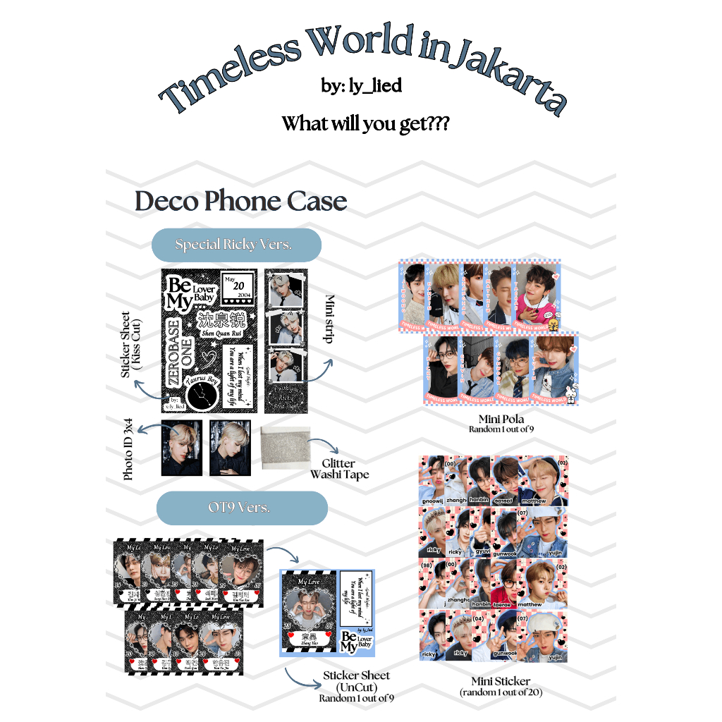 Jual Freebies Deco Phone Timeless World by Ly_lied | Shopee Indonesia