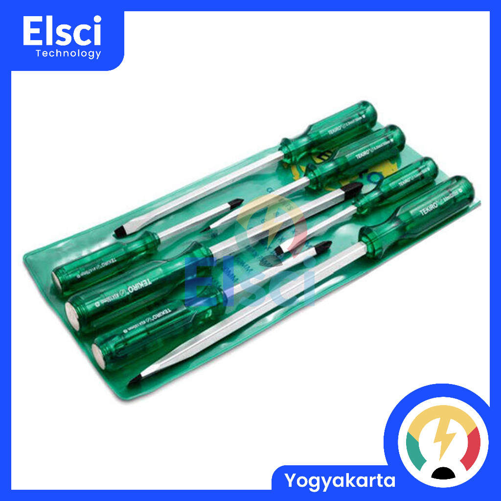 Jual Tekiro Obeng Ketok Go-Thru Plus Minus 7-in-1 | Shopee Indonesia