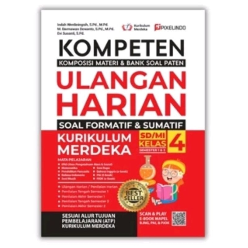 Jual KOMPETEN ULANGAN HARIAN UNTUK SD/MI KELAS 4 KURIKULUM MERDEKA ...