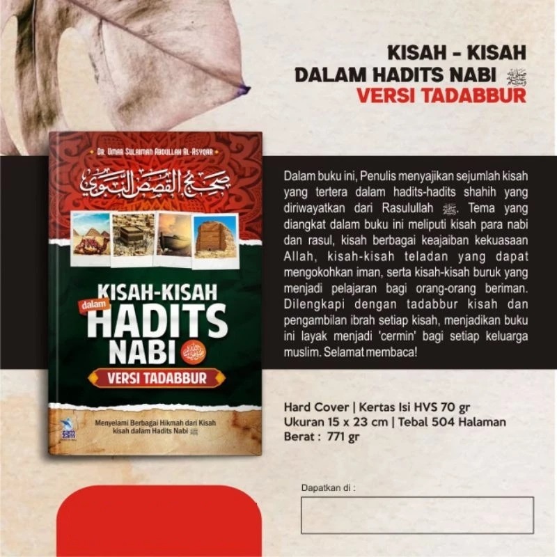 Jual Kisah-Kisah Dalam Hadits Nabi Versi Tadabbur - Menyelami Berbagai ...