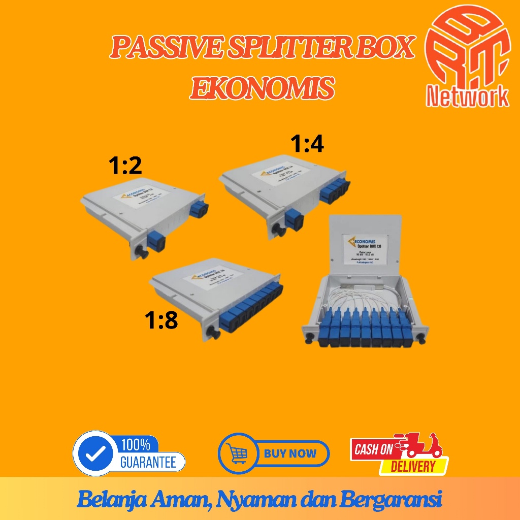 Jual PASSIVE SPLITTER BOX SC/UPC EKONOMIS | Shopee Indonesia