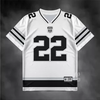 TORQUEFIT Jersey Streetwear Number 22 / Jersey Hockey / Jersey Rugby / Vintage / Jersey Olahraga Terbaru
