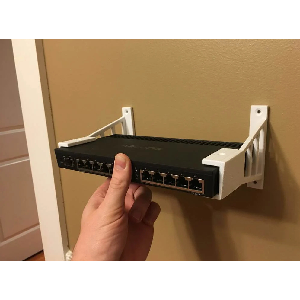 Jual Rackmount Mikrotik RB4011 Rack Mount Rack Server Holder Kuat ...