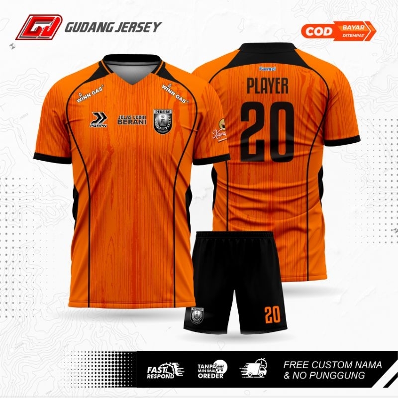 Jual JERSEY PERSIBO BOJONEGORO PEGADAIAN LIGA 2 2024/2025 GRATIS TAMBAH ...