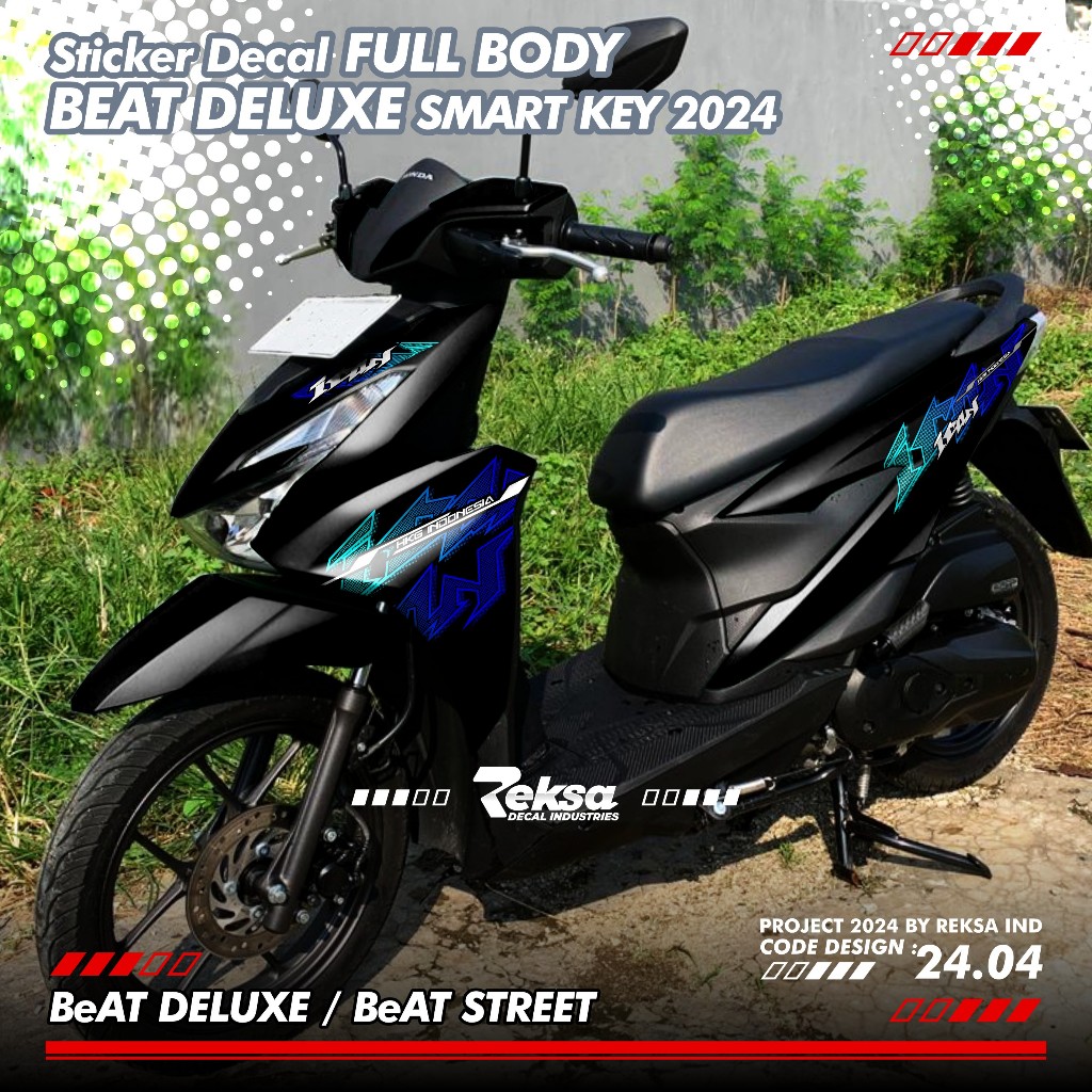 Jual (COD) Decal Sticker Skotlet Variasi Beat New CBS DELUXE STREET ...