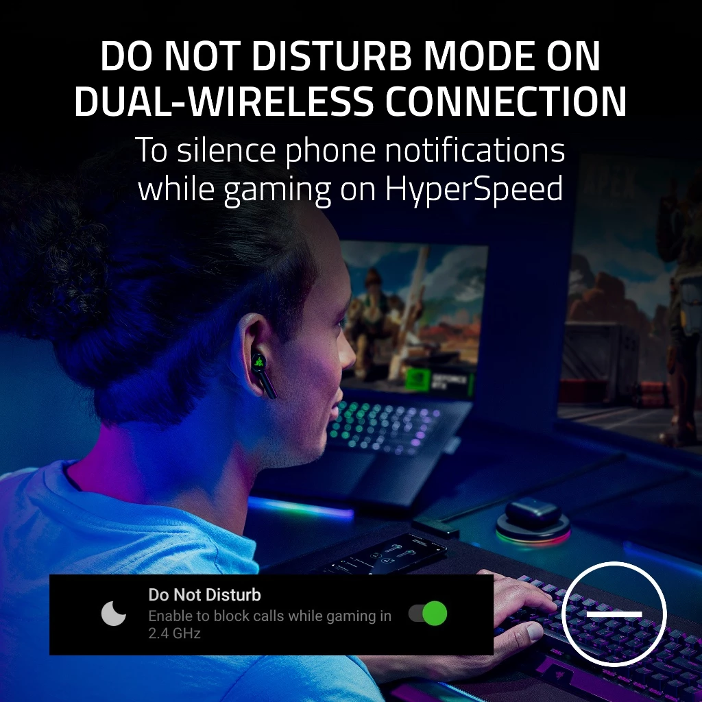 Razer Hammerhead Pro HyperSpeed - Black - Cross Platform TWS