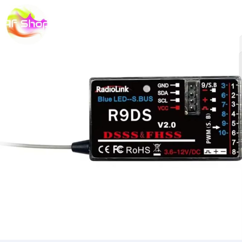 Jual Radiolink R9DS RC Receiver 9 Channels | Shopee Indonesia