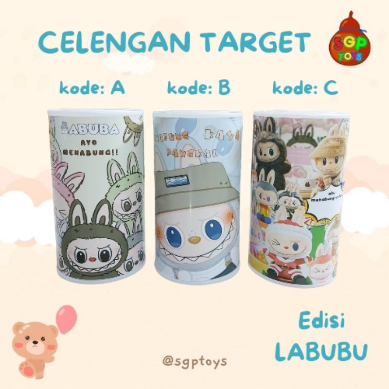 Jual CELENGAN TARGET LABUBU (DAPAT 3) | Shopee Indonesia