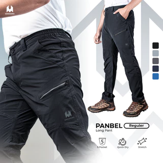 Hikemore Celana Running Panjang Outdoor Quickdry Panbel Reguler Original