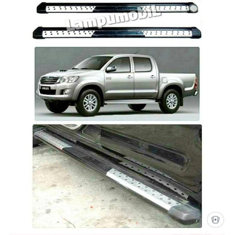 Jual foot step injakan kaki samping mobil Mitsubishi Triton | Shopee ...