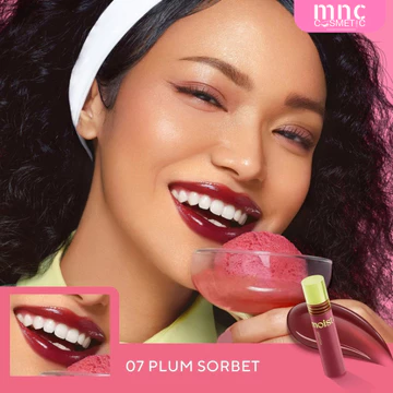 WARDAH Lip Tint Moist Dew Tint 3 G With Oatmilk Pentavitin Bibir Lembab Glossy Longlasting