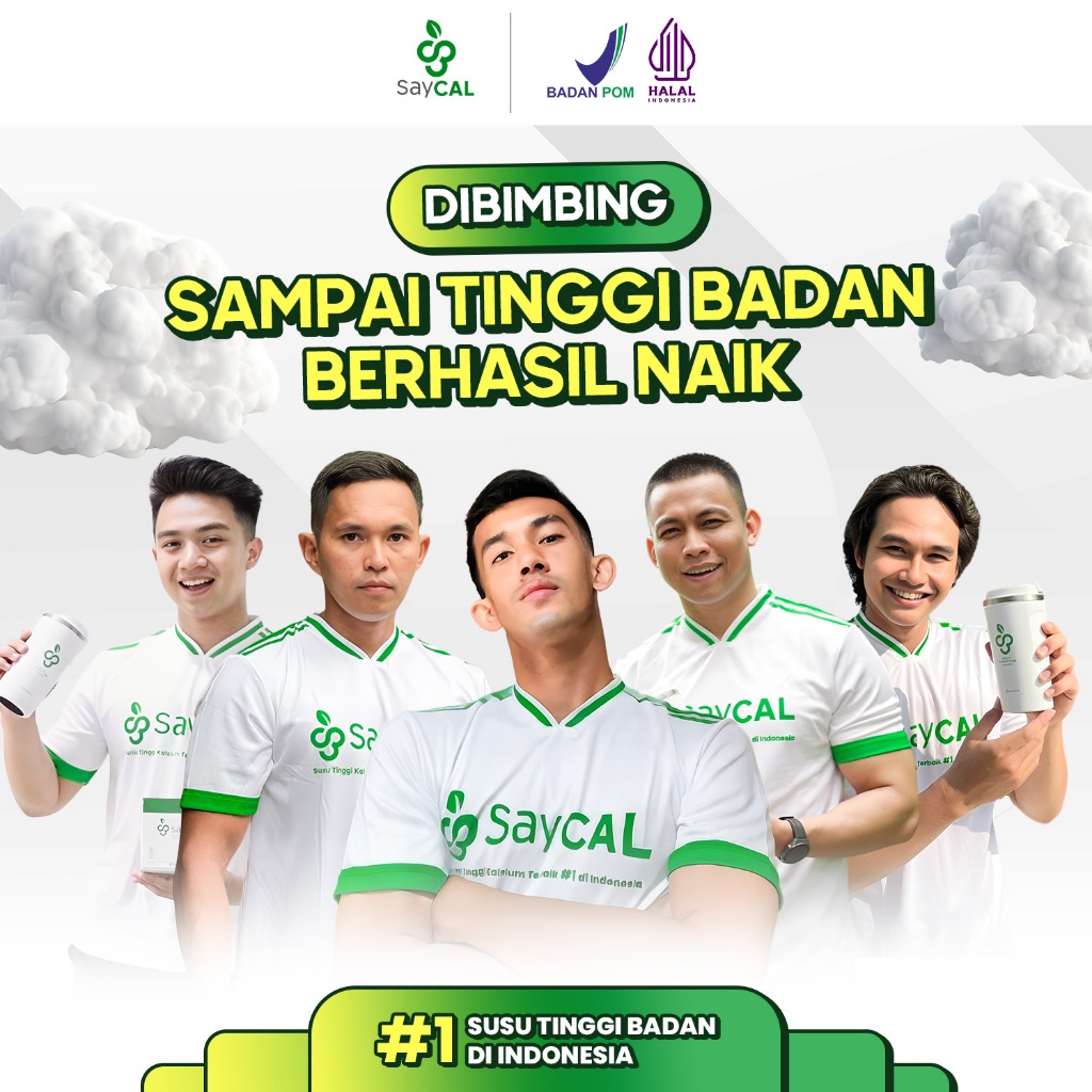 Jual SayCAL Susu Peninggi Badan Terbaik untuk Remaja dan Dewasa - 4 BOX ...