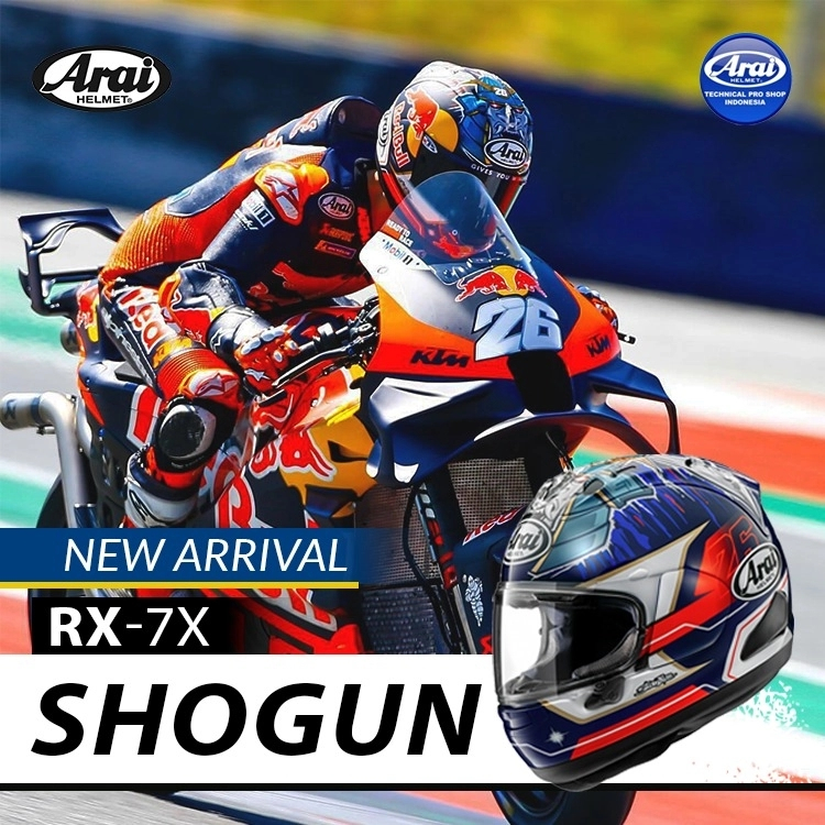 Jual Helm ARAI RX7X PEDROSA SHOGUN Fullface Helm RX-7X | Shopee Indonesia