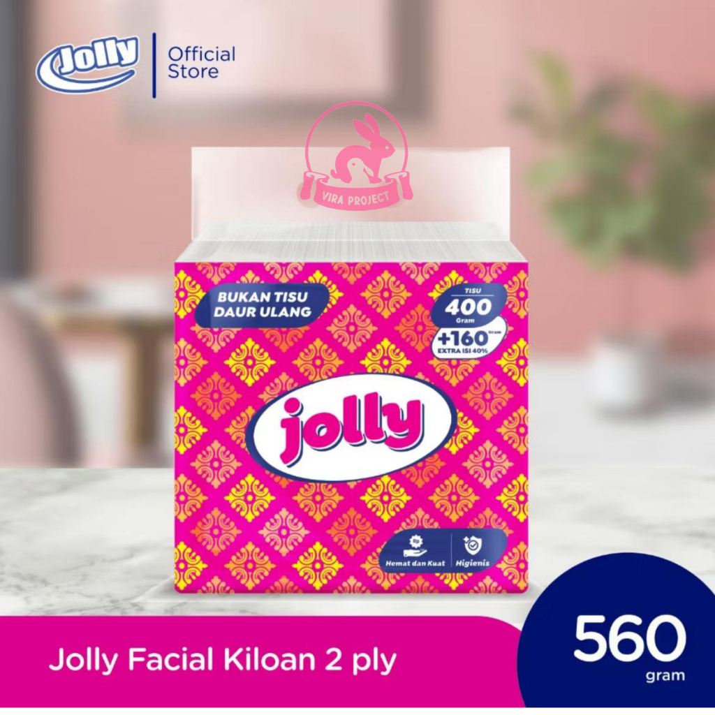 Jual JOLLY TISSUE 560G 2PLY TISU WAJAH JOLLY | Shopee Indonesia