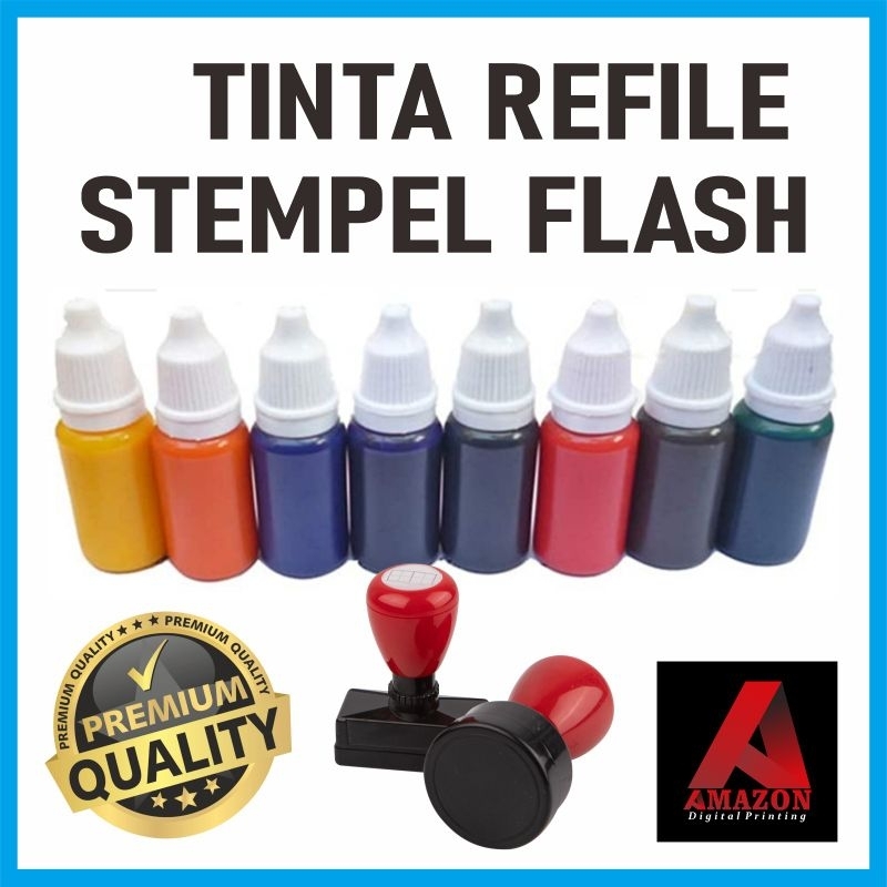 Jual TINTA STEMPEL / TINTA REFILE STEMPEL | Shopee Indonesia