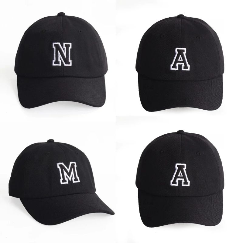 Jual Topi Nama / topi baseball / topi pria distro / topi hitam pria ...